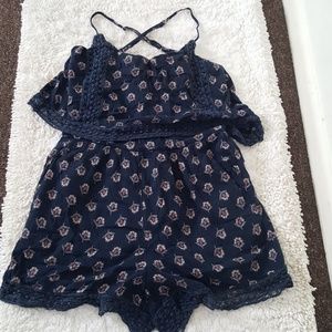 Abercrombie and Fitch floral romper